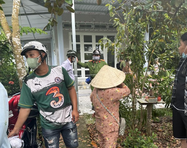 Hiện trường vụ thảm án.&nbsp;