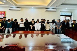 31 nam, nữ thanh niên “bay lắc“ ma túy trong quán karaoke