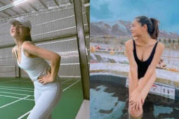 Làm đẹp - Phạm Quỳnh Anh U40 vẫn chăm "đúc body", mặc đồ ôm khoe dáng chữ S đố ai nói "mẹ bỉm"