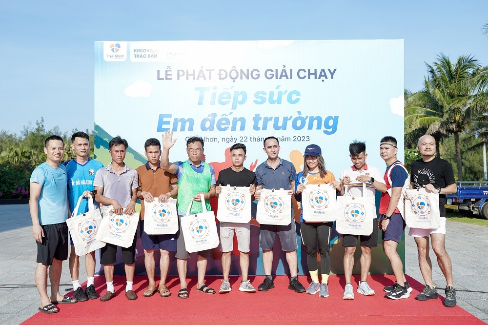 Lễ phát động giải chạy của Dược phẩm Thái Minh tại Thành phố Quy Nhơn vào tháng 05/2023