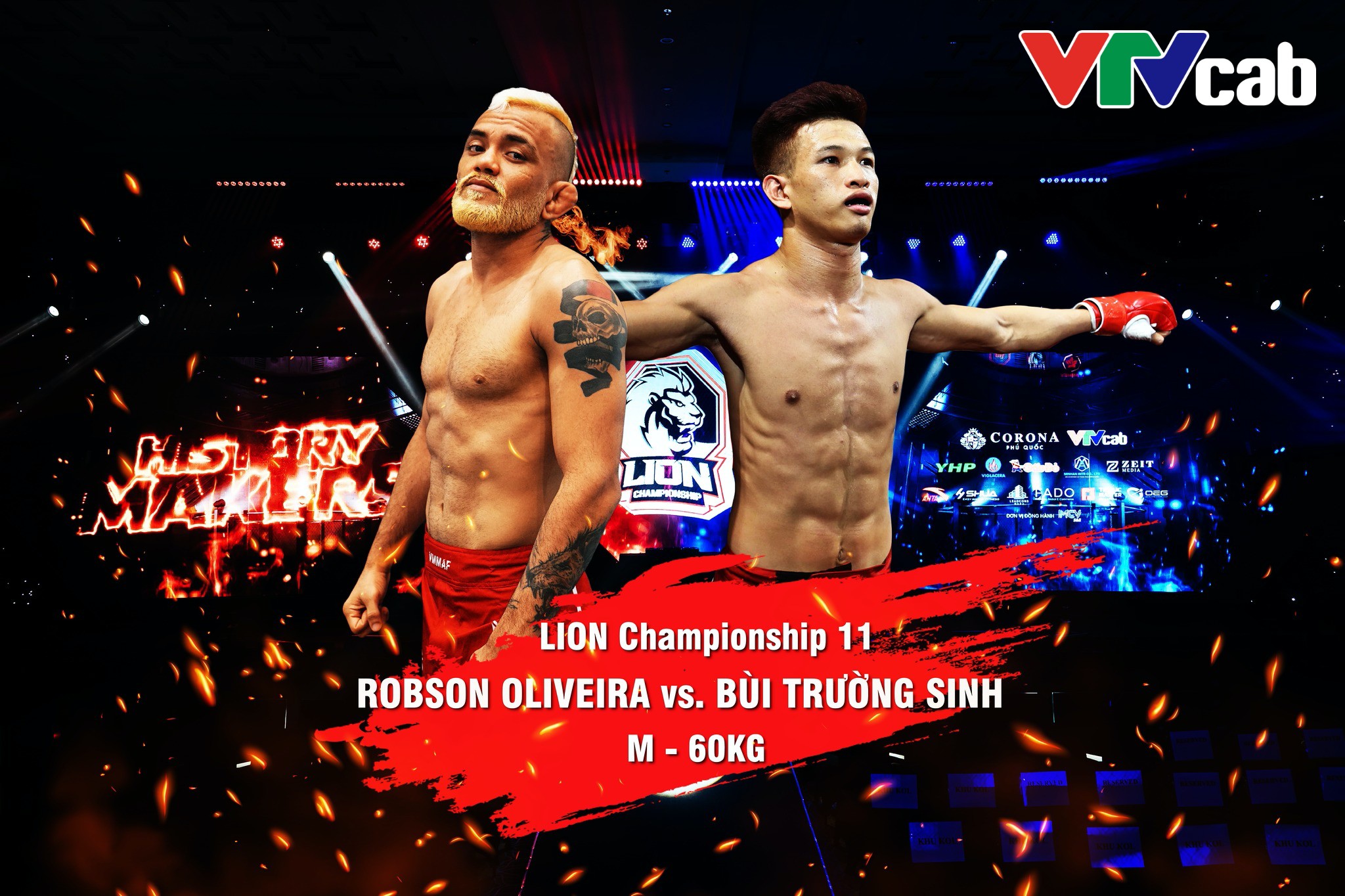 Sự kiện võ thuật LION Championship 11 trên VTVcab: 4 trận tranh đai nảy lửa - 4