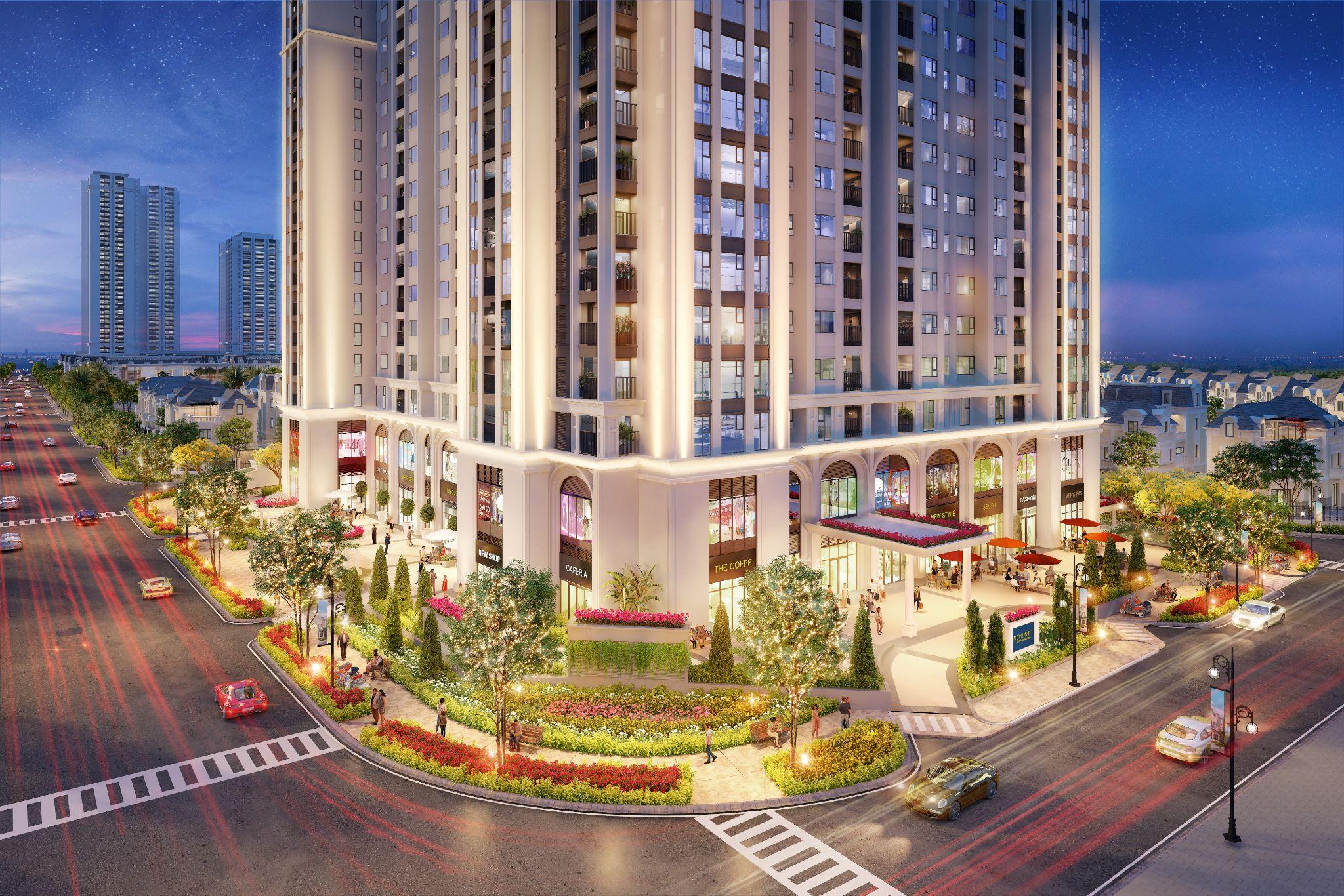 12 shophouse phục vụ cư dân toàn KĐT Anlac Green Symphony và các đại đô thị lân cận