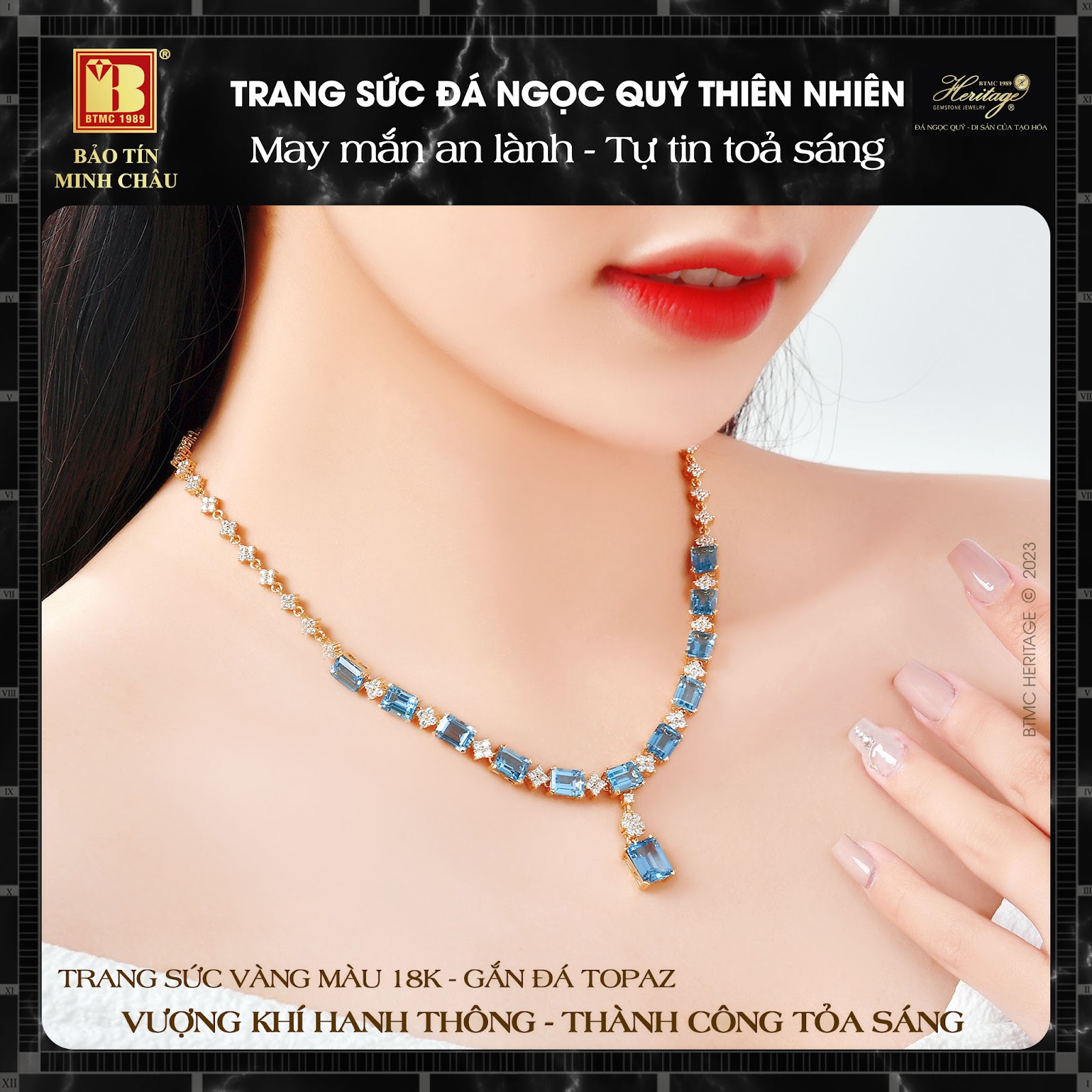 Những tuyệt phẩm vàng, trang sức Topaz xanh an lành, may mắn được yêu thích nhất tháng 12 - 4