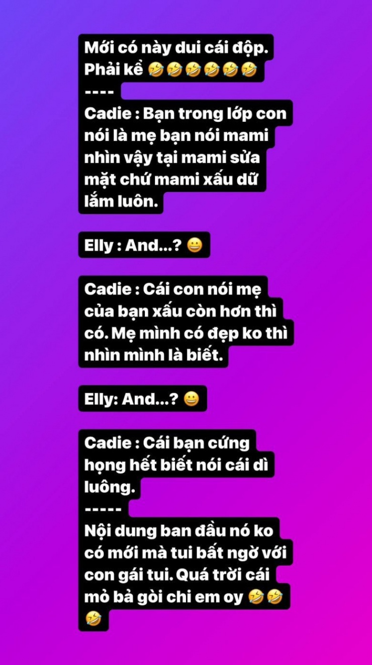 Elly Trần bị phụ huynh lớp con gái chê "mặt xấu dữ", phản ứng của Cadie Mộc Trà khiến đối phương cứng họng - 1