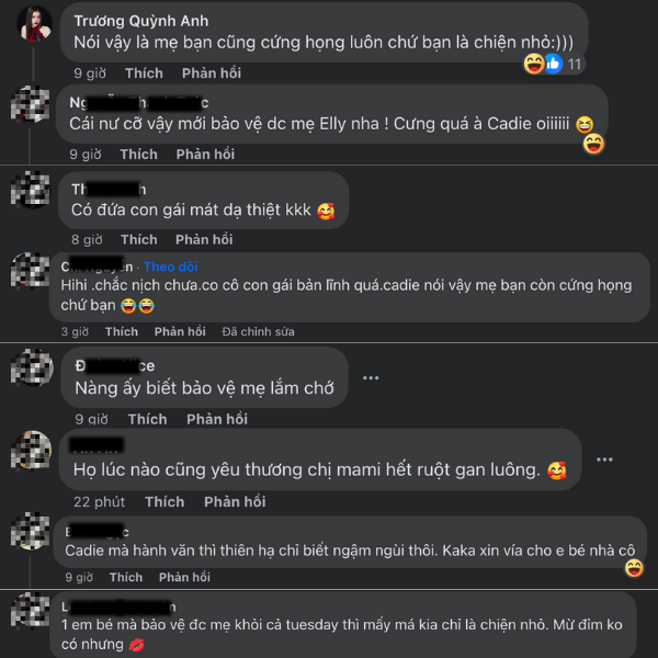 Cộng đồng mạng dành lời khen cho hành động bảo vệ mẹ của bé Cadie.