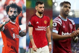  " Vua chọc khe "  châu Âu: Salah, Fernandes thua xa SAO West Ham bị nghi cá độ