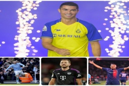 Bóng đá - "Cây trường sinh" Ronaldo ghi 48 bàn năm 2023, đua top 1 với Kane - Haaland