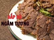 Ẩm thực - Bắp bò ngâm tương: Món ngon hao cơm ngày lạnh, làm mồi nhậu là số 1