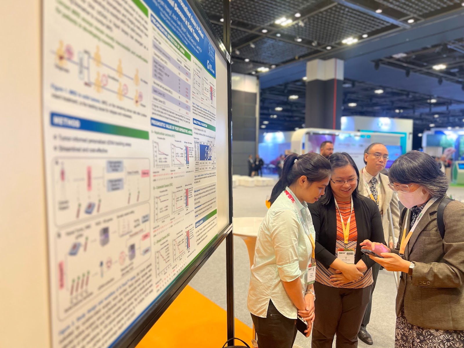 Một trong 4 báo cáo poster của Gene Solutions tại ESMO ASIA 2023. (Ảnh: Gene Solutions)