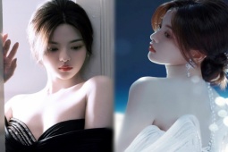 Thời trang - ''Cô gái đẹp nhất Trung Quốc'' tựa tiên nữ khi diện váy khoe vai trần gợi cảm