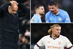 Bóng đá - Man City ôm hận vì Haaland vô hại, Rodri vắng mặt: Pep mỏi mắt tìm "bài tẩy"