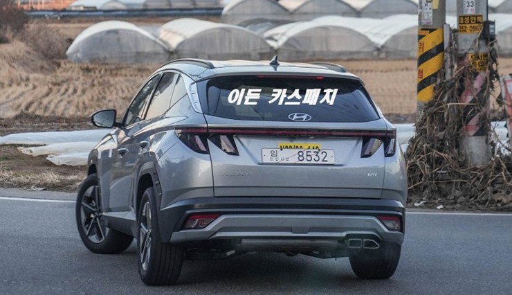 Hyundai Tucson 2024 lần đầu lộ diện chạy thử trên phố - 4