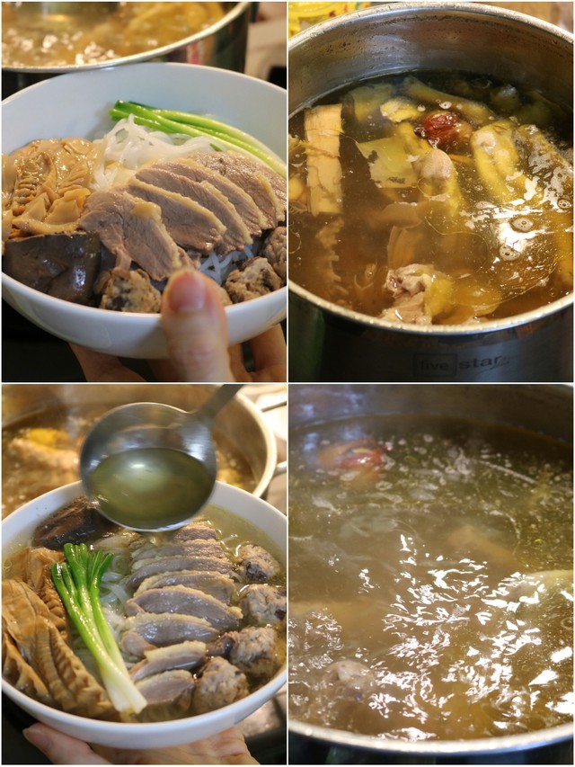 Đối với các món bún/miến/phở thì nước dùng chính là điều quan trọng nhất để quyết định chất lượng món ăn.