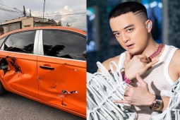 Đời sống Showbiz - Xe chở Cao Thái Sơn và gia đình tông vào tàu hỏa ở Đà Lạt
