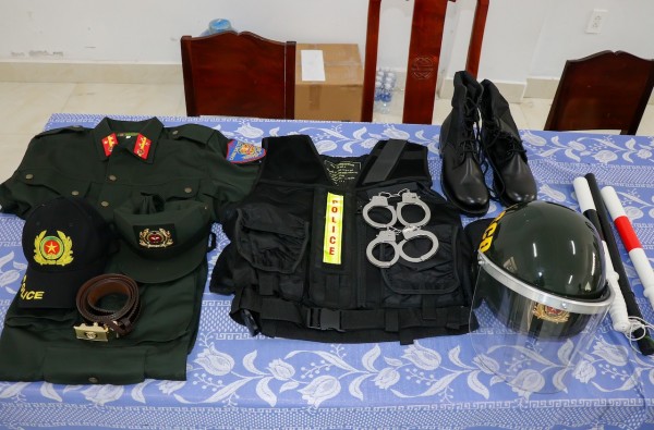 Tang vật được thu giữ. 