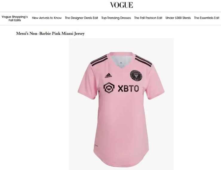 Áo đấu của Messi được xem là một trong những biểu tượng thời trang năm 2023