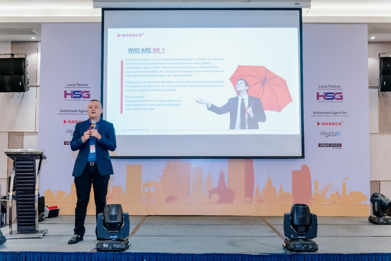 Đại diện Norden trình bày giải pháp