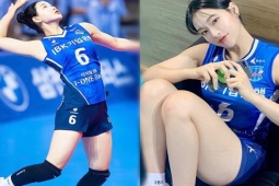 Làm đẹp - Xuất hiện "thiên thần bóng chuyền" cao 1m73, đập bóng như máy giữ dáng chuẩn người mẫu