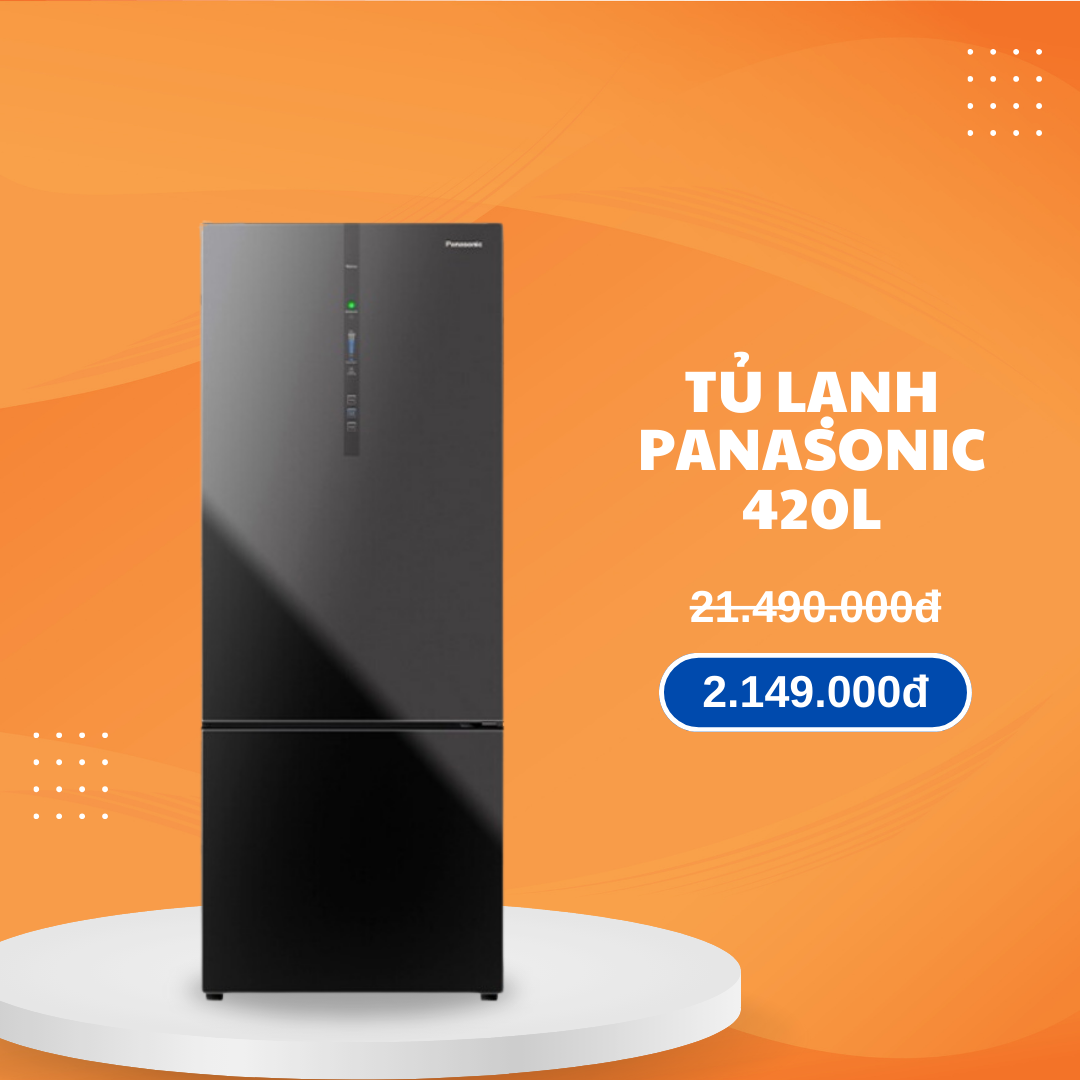 Cơ hội hiếm có để sở hữu Tủ Lạnh Panasonic 420L chỉ với 2.149.000 đồng, chỉ có trên Shopee Live vào lúc 21H ngày hôm nay.