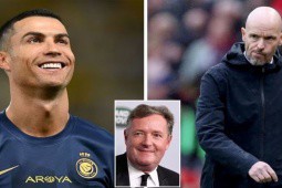 Nhà báo Morgan mỉa mai HLV Ten Hag và Hojlund, gọi tên Ronaldo