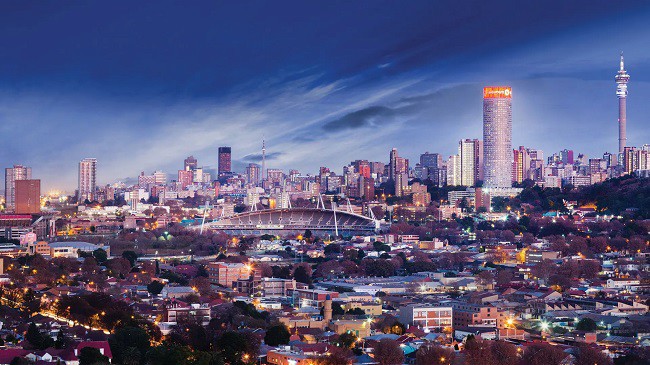 Johannesburg, một thành phố trù phú ở Nam Phi, sở hữu những mỏ vàng đồ sộ.
