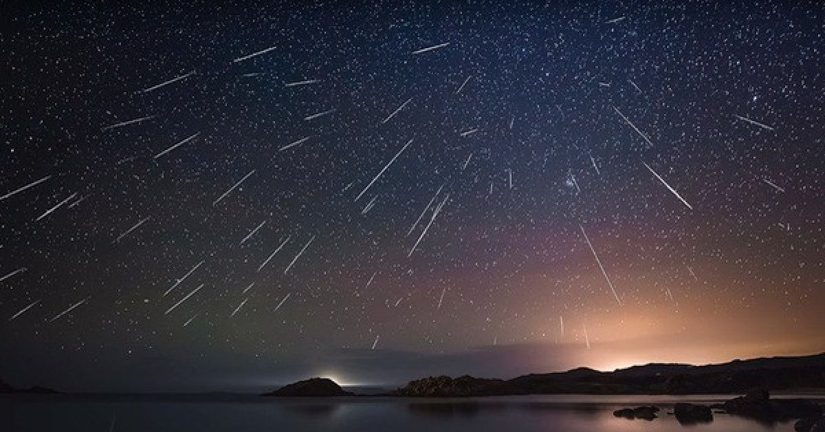 Mưa sao băng Geminids - Ảnh: Antoni Cladera