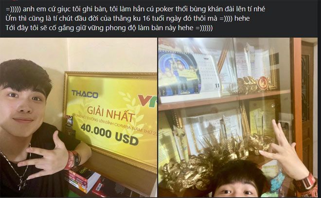 Quán quân Olympia 2022 có màn "flex" ấn tượng