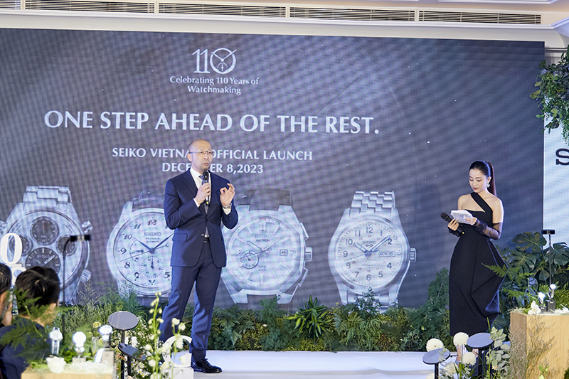 Tổng giám đốc Seiko Thái Lan &amp; Indochina cũng đã chia sẻ về các kế hoạch và mục tiêu của Seiko tại thị trường Việt Nam