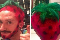 Tranh vui - "Hết hồn" với những mái tóc nhuộm tại nhà