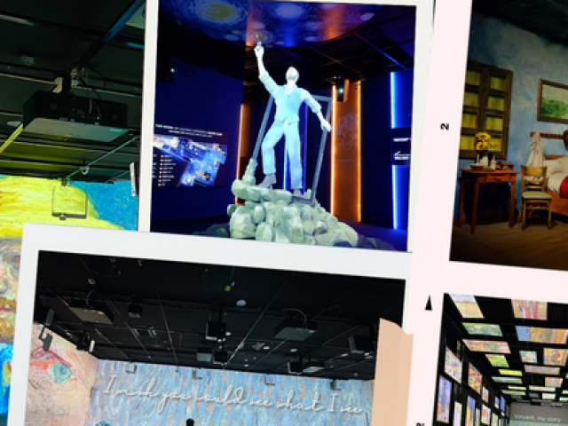 Du lịch - Triển lãm Van Gogh: Vườn hoa hướng dương "10 điểm", phòng công nghệ mapping ra sao?