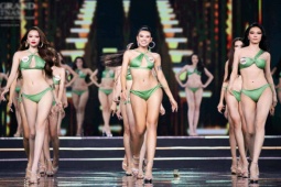 Thời trang - "Hot" lại clip dàn thí sinh Việt khoe chân thon dài, trắng muốt thi áo tắm