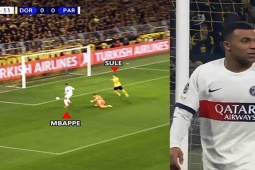 Bóng đá - Cúp C1: Mbappe bỏ lỡ trước gôn trống vì pha phòng thủ "ngầu" nhất mọi thời đại