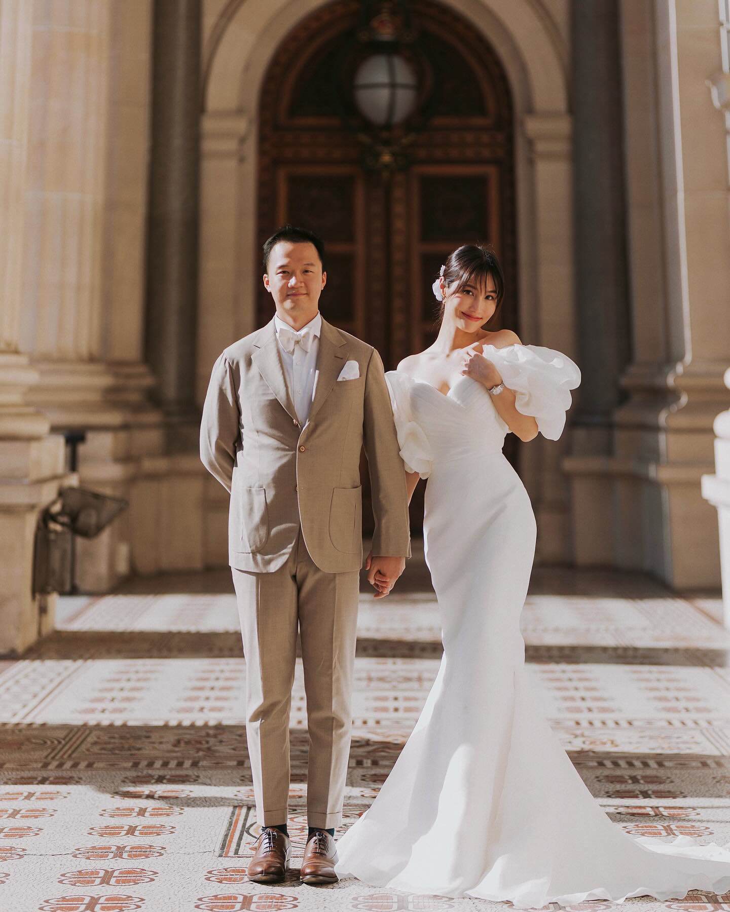 Ảnh cưới lãng mạn của Diễm My 9X và doanh nhân Vinh Nguyễn.
