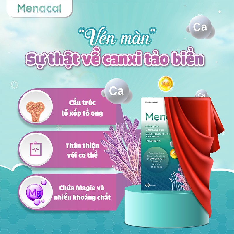 Chọn canxi tảo biển đỏ - Chọn canxi Menacal - 3