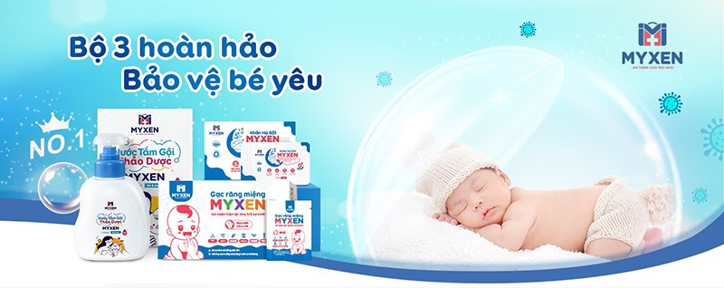 Bộ 3 sản phẩm cho bé Myxen