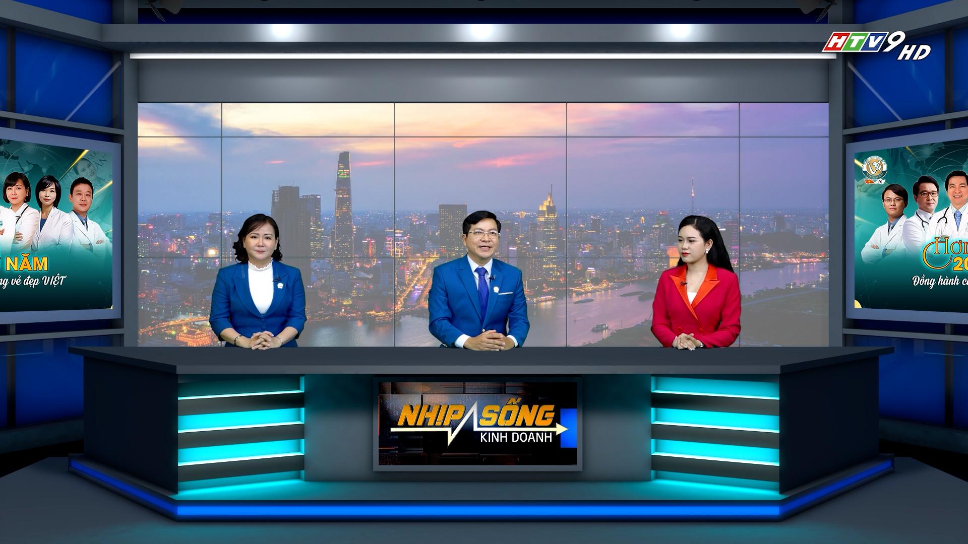 Viện trưởng và Viện phó của Viện Thẩm Mỹ Quốc Tế Việt - Hàn là khách mời trong chương trình Nhịp sống kinh doanh