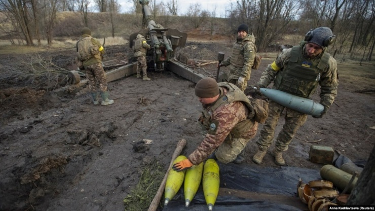 Ukraine có thể sẽ mất thêm lãnh thổ trong bối cảnh kho đạn dược đang dần cạn kiệt. Ảnh: Reuters