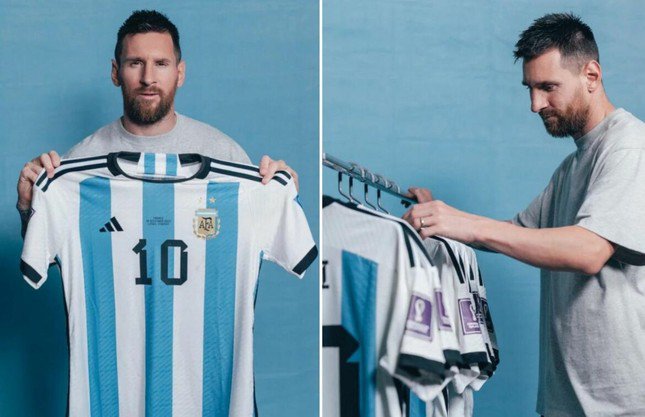 Áo Messi mặc ở World Cup 2022 có giá gần 200 tỷ, suýt lập kỷ lục thế giới - 1