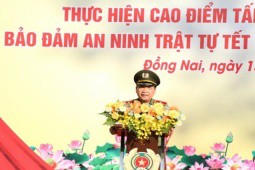 CLIP: Thiếu tướng Nguyễn Sỹ Quang phát lệnh tổng lực tấn công, trấn áp tội phạm dịp Tết 2024