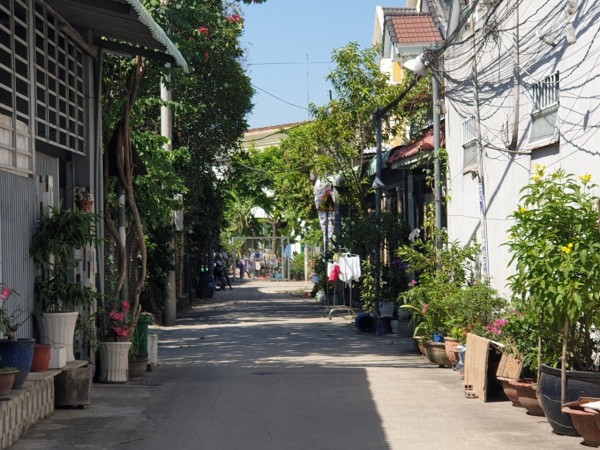 Khụ vực nhà trọ nơi xảy ra vụ giết người.