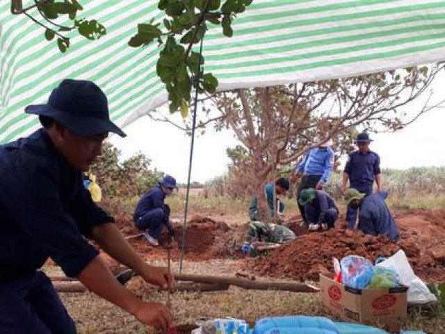 Đắk Lắk: Tìm thấy 15 hài cốt liệt sĩ vô danh ở 2 hố chôn tập thể