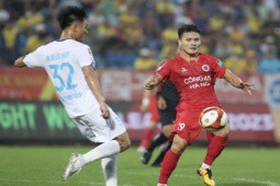 Trực tiếp bóng đá Công an Hà Nội - Quảng Nam: Hàng công vượt trội của chủ nhà (V-League)