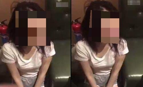 Toàn bộ màn đánh ghen được bạn bè của người vợ ghi lại, đăng tải trên mạng xã hội như một cách để dằn mặt cô gái trẻ.