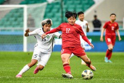Video bóng đá ĐT nữ Việt Nam - Uzbekistan: Cột dọc rung chuyển, phung phí cơ hội (Vòng loại Olympic)