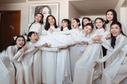Đời sống Showbiz - Dàn phù dâu đặc biệt đưa ra thử thách "lạ" trong lễ vu quy của Diễm My 9X