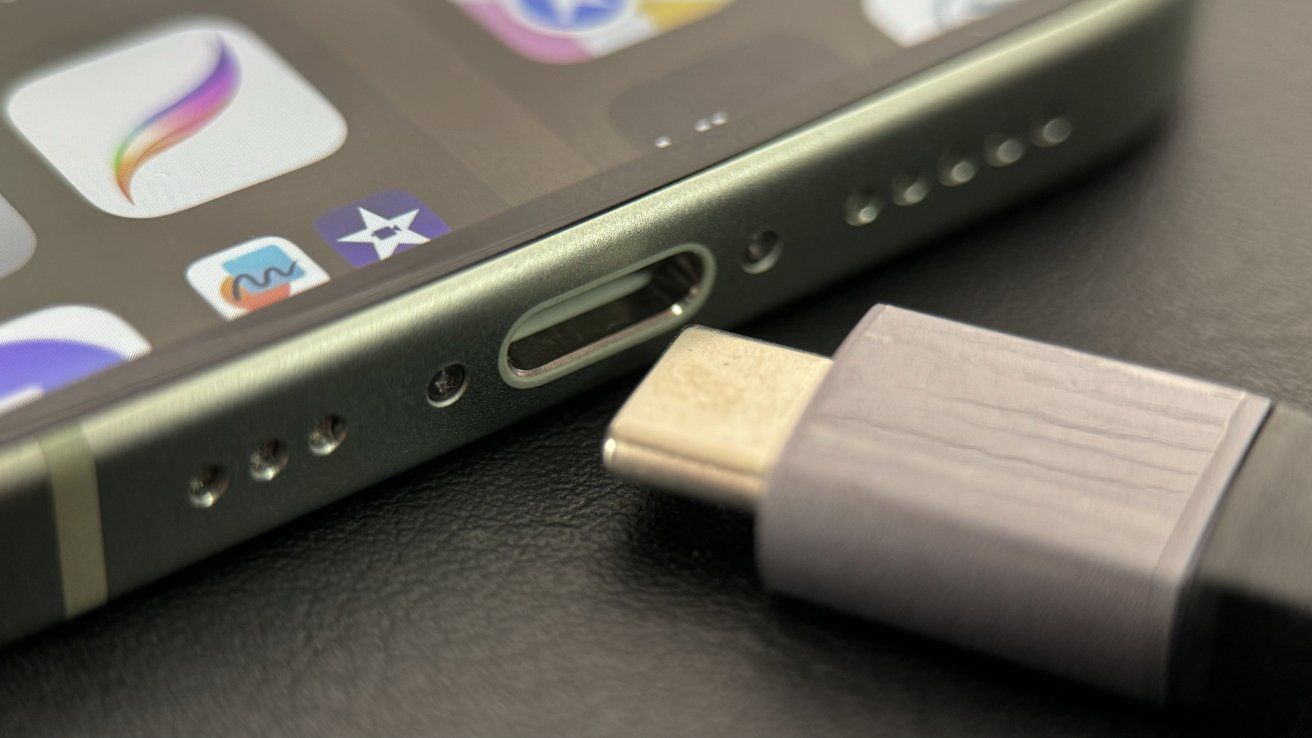 Cổng USB-C.
