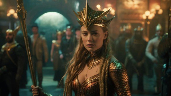 Công chúa Mera&nbsp;do Amber thủ vai xuất hiện chớp nhoáng trong "Aquaman 2".