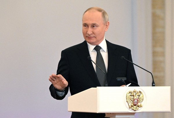 Tổng thống Nga phát biểu tại sự kiện giao lưu “Kết quả trong năm với Vladimir Putin”.