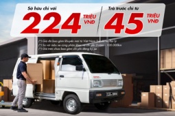 Ô tô - Trả trước chỉ từ 45 triệu đồng để sở hữu “tải đa năng” Suzuki Blind Van