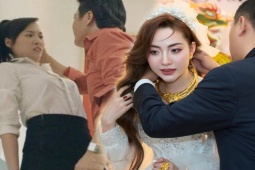 Đời sống Showbiz - Hoàng Mai Anh "Những cô gái trong thành phố" bất ngờ lên xe hoa, vòng vàng trĩu cổ